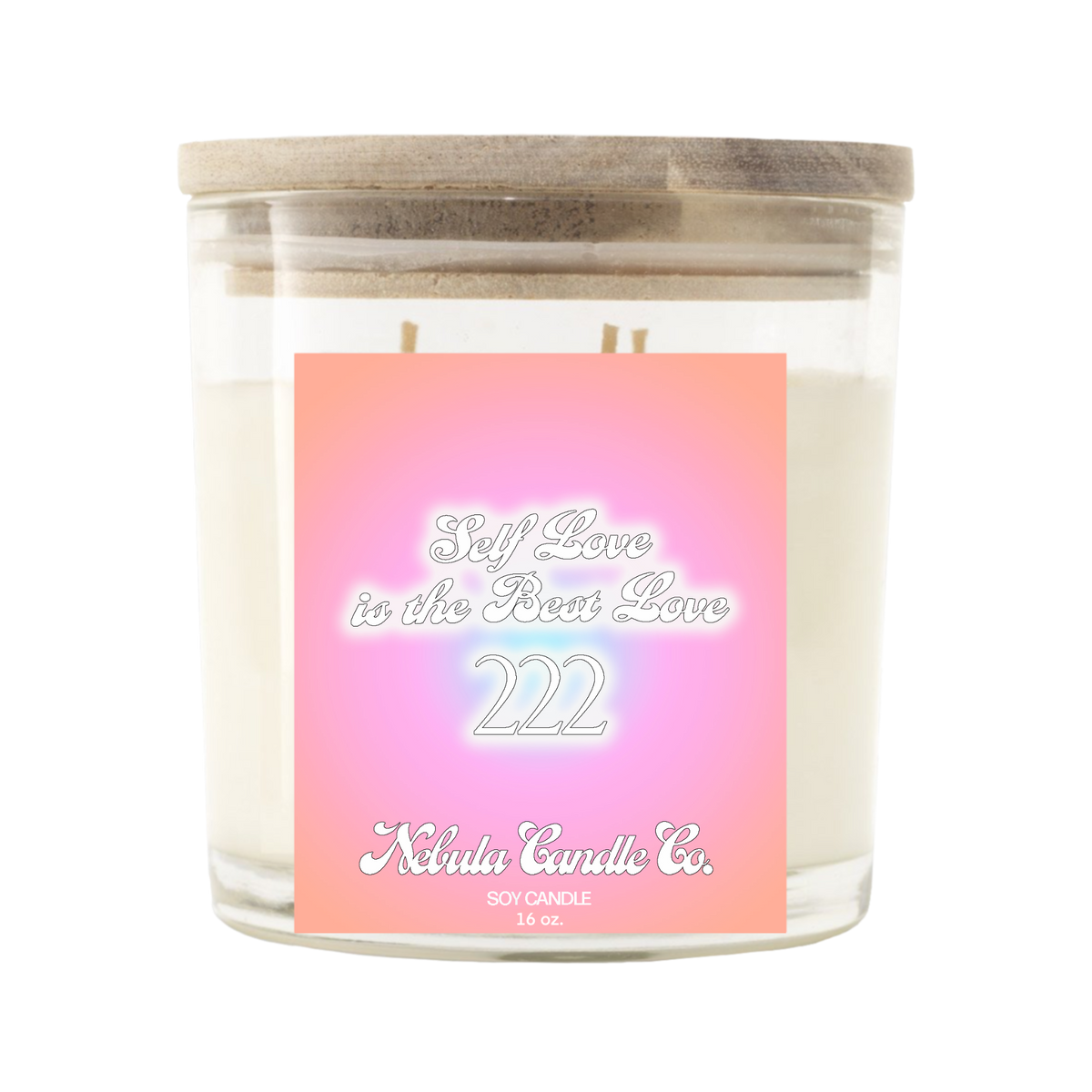 Self Love 222 candle cutout