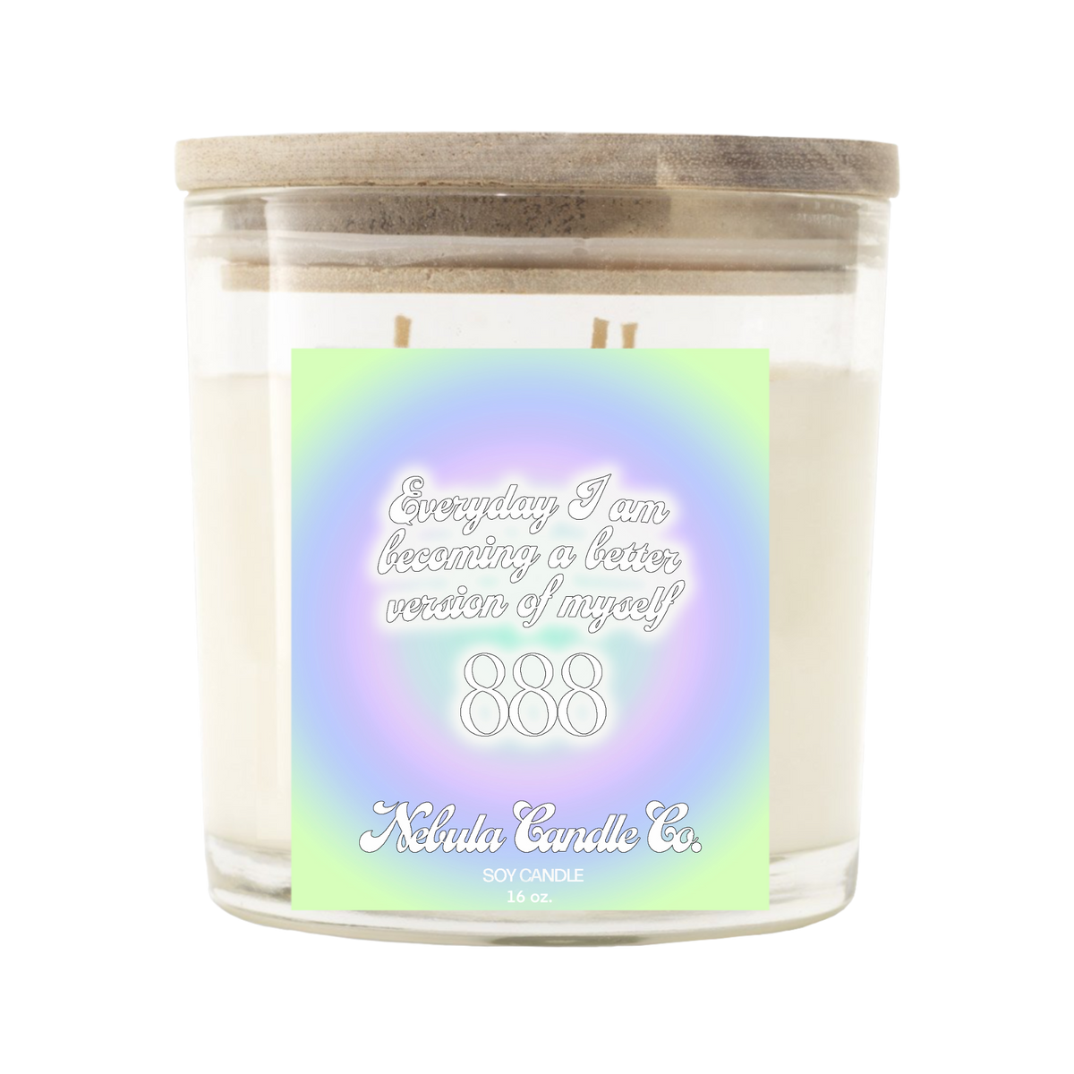 Higher Self 888 candle cutout
